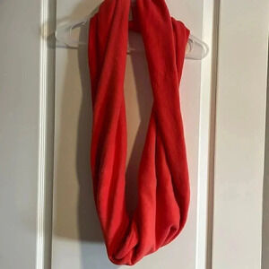 Fleece pink infinity scarf